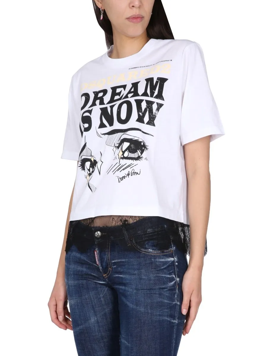 Graphic Printed Crewneck T-Shirt