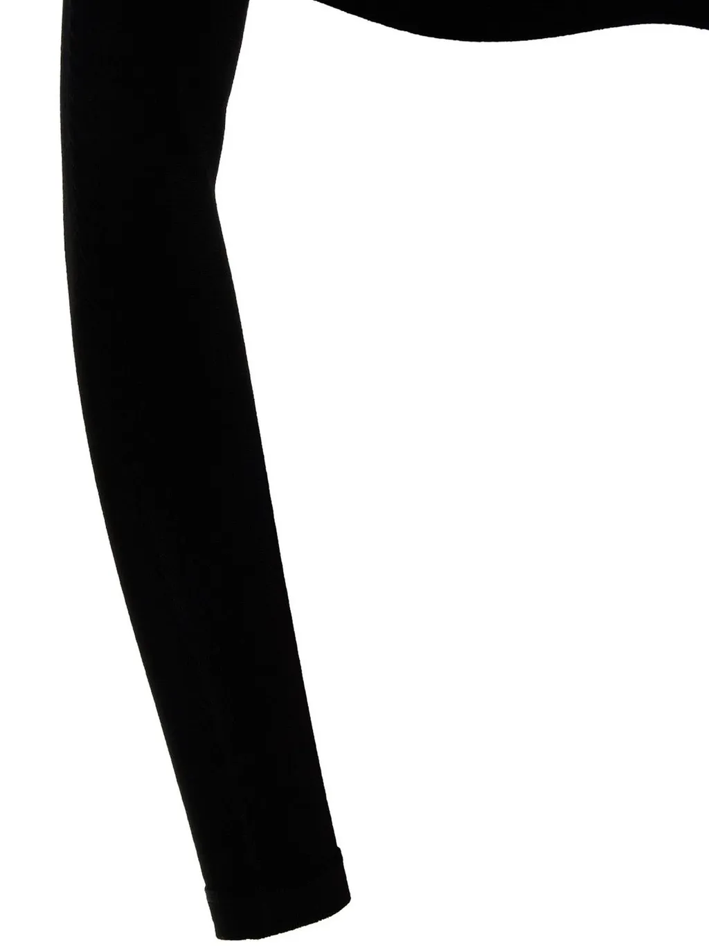 Cropped Square-Neck Knitted Top
