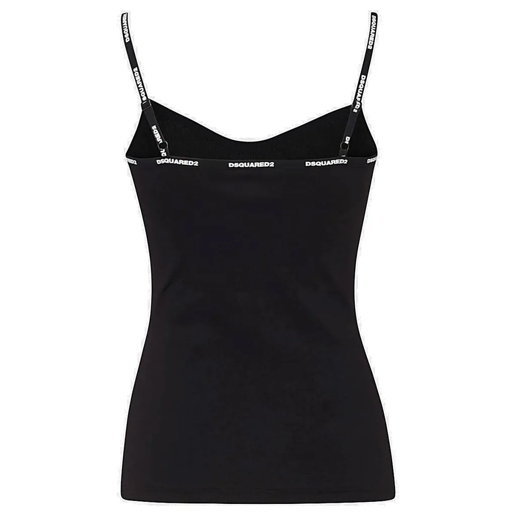 Logo Printed Strap Underwear Top
