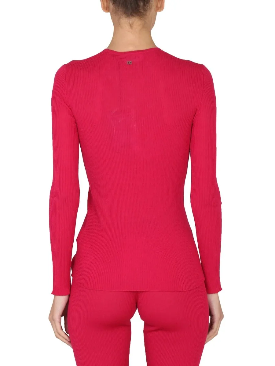 V-Neck Knitted Jumper