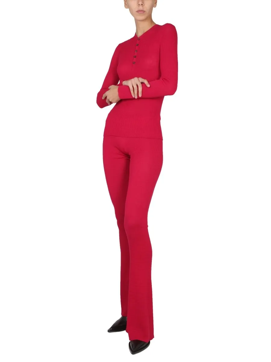 V-Neck Knitted Jumper