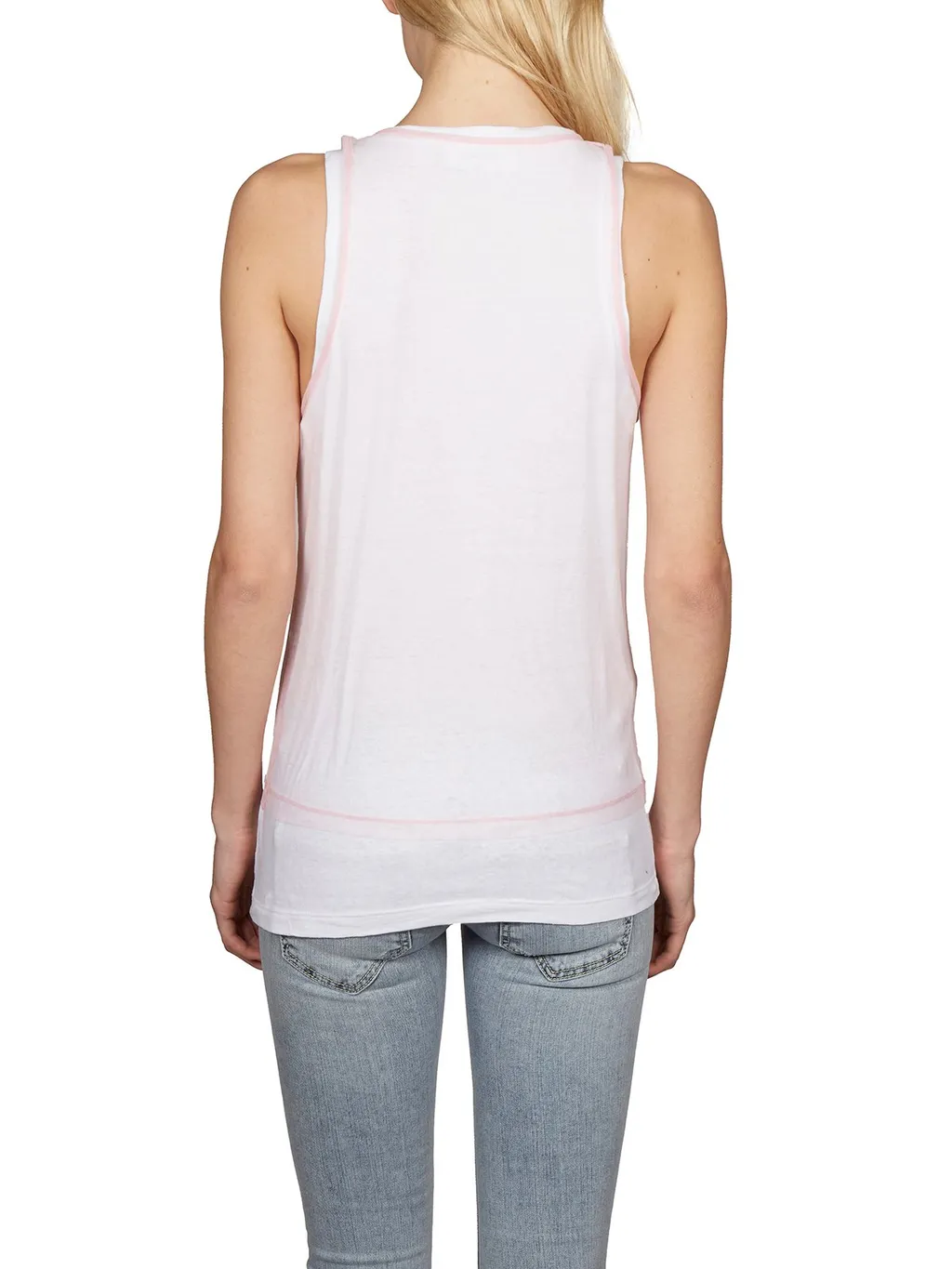 Tulle Double Tank Top