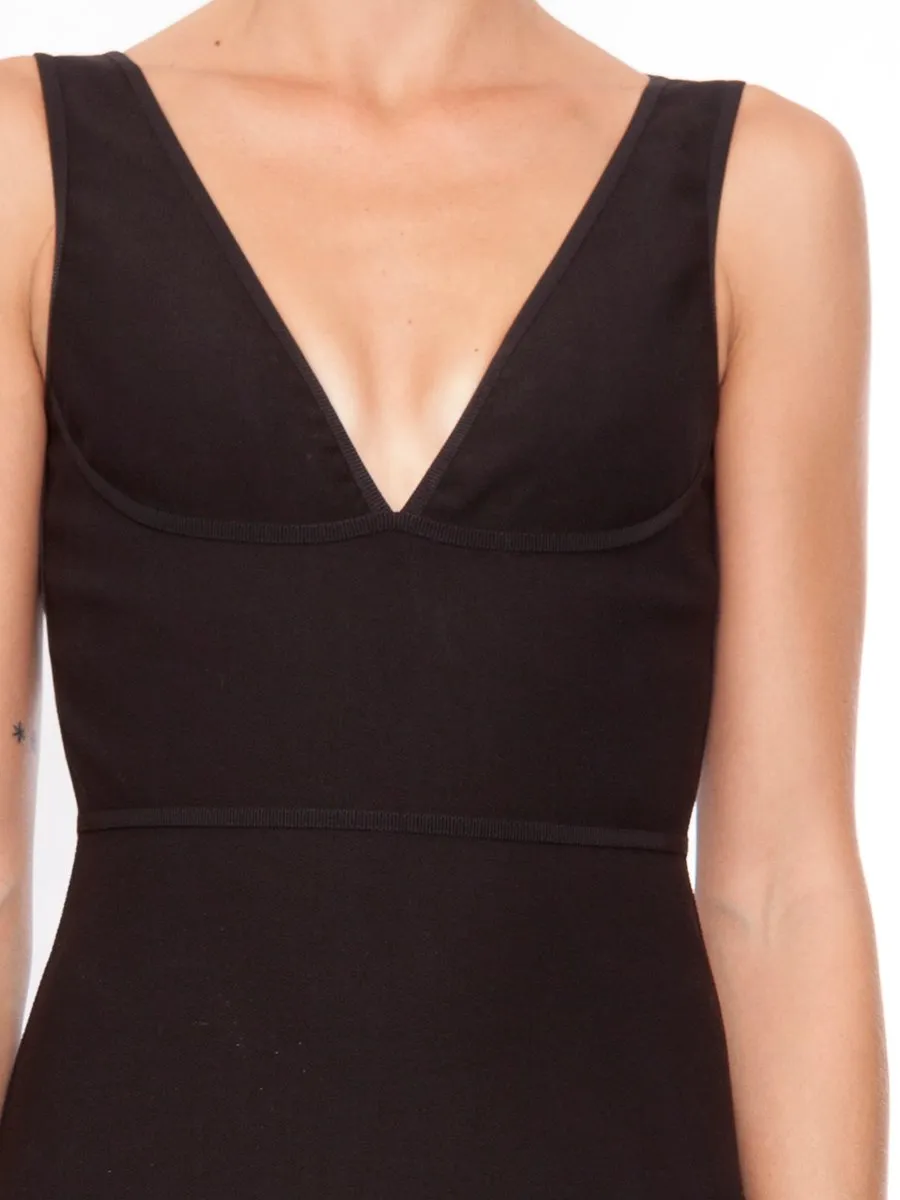 V-Neck Mini Dress