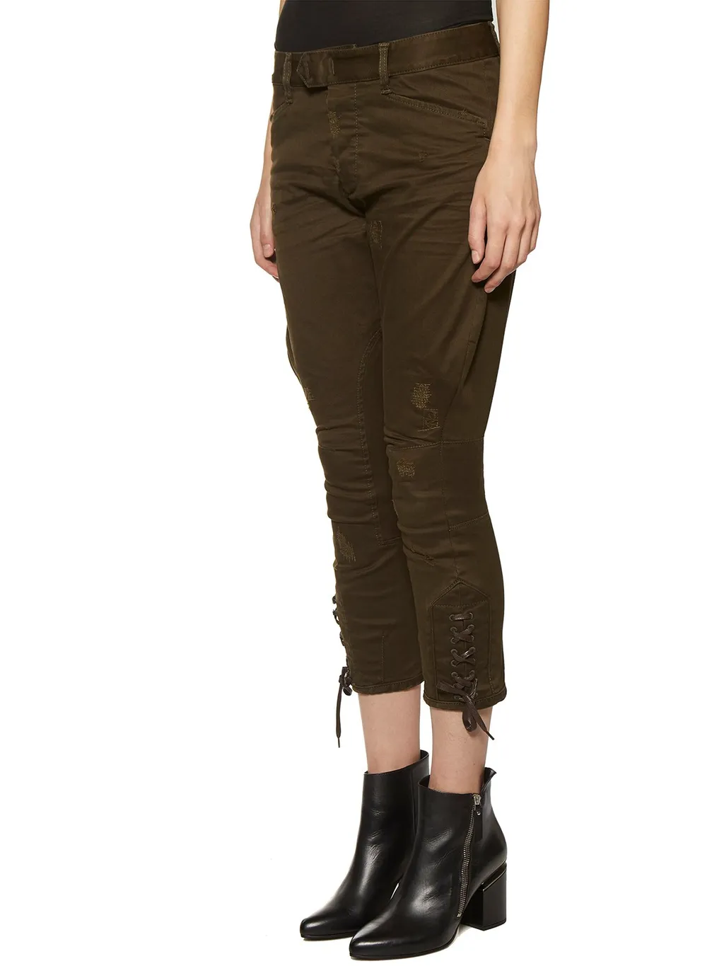 Distressed Cargo Trousers