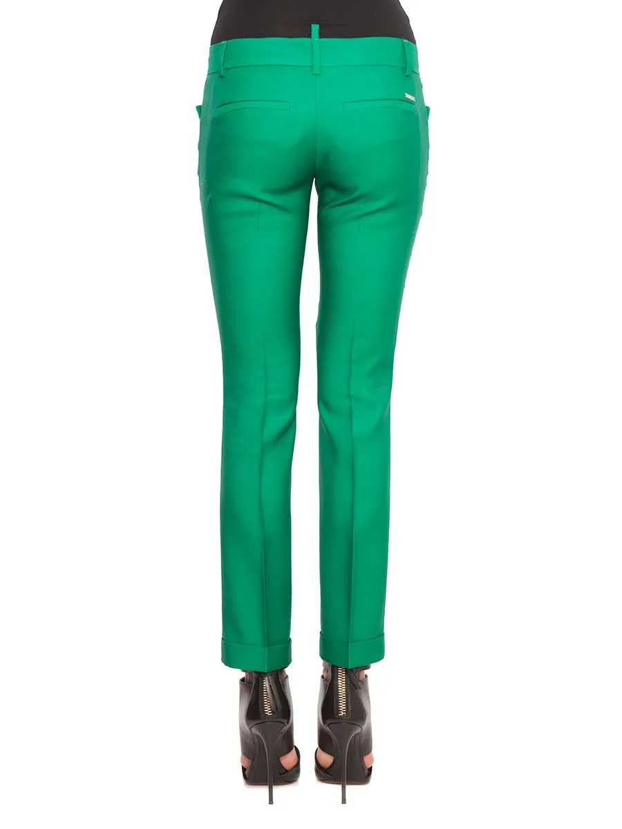 Slim Fit Stretched Trousers