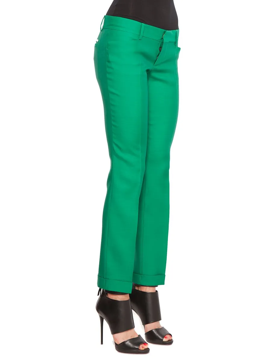 Slim Fit Stretched Trousers