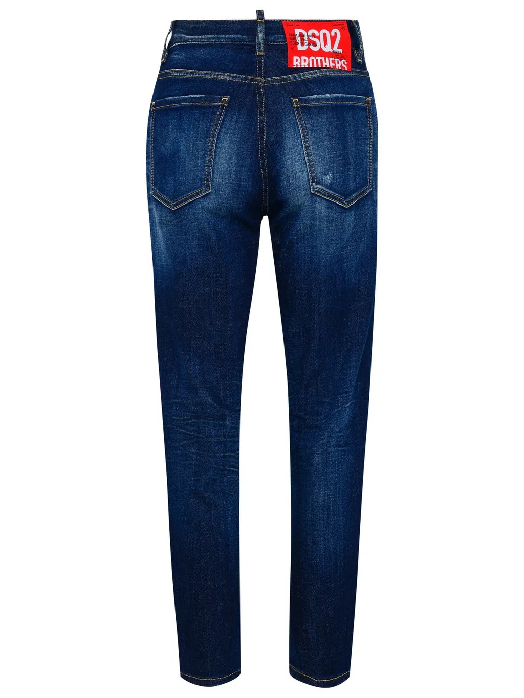High Waisted Straight-Leg Jeans