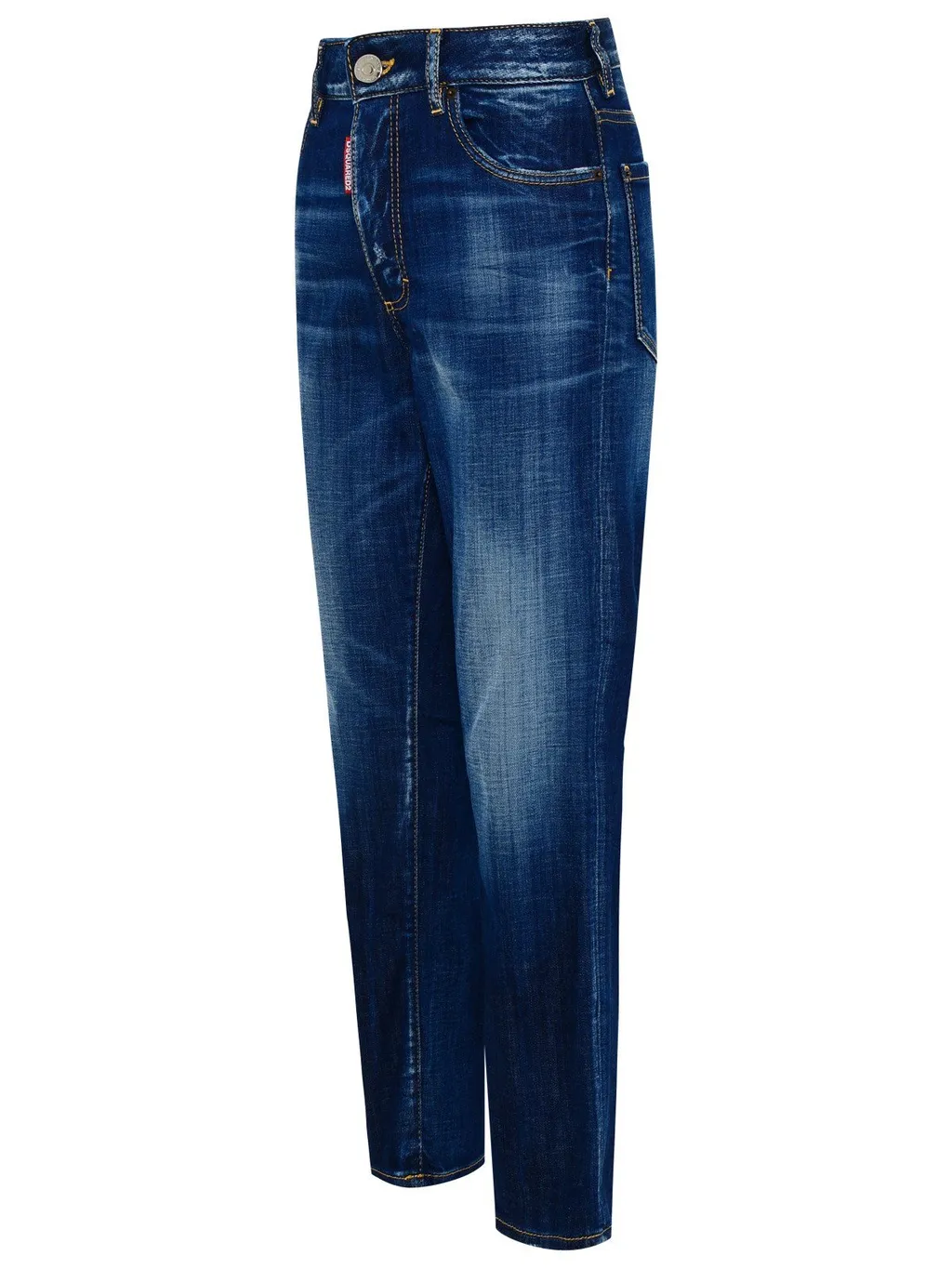 High Waisted Straight-Leg Jeans