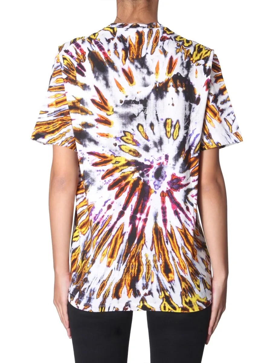 Tie-Dye Logo Print T-Shirt