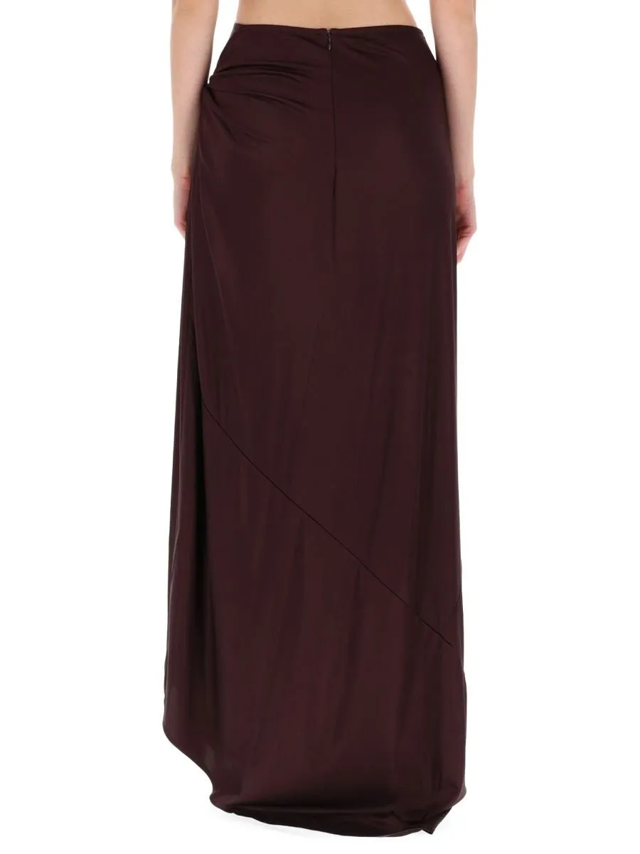 Draped Long Skirt