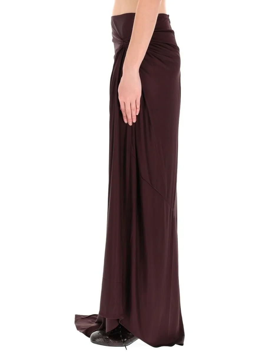 Draped Long Skirt