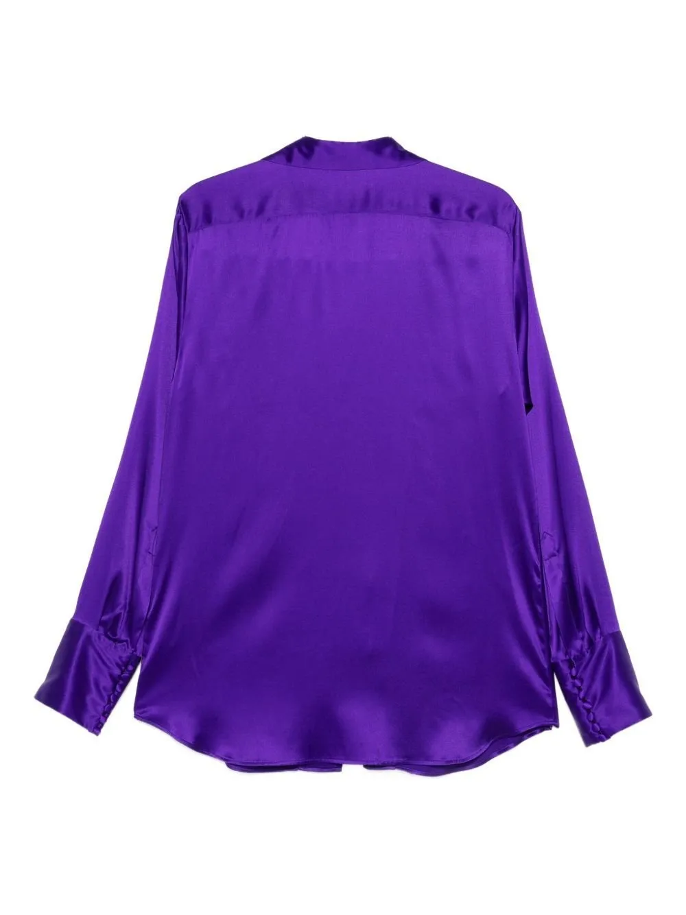 Collared Long-Sleeve Blouse