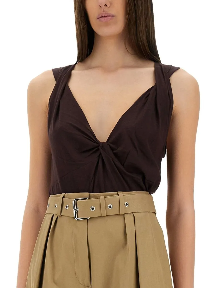 Sleeveless Jersey Top