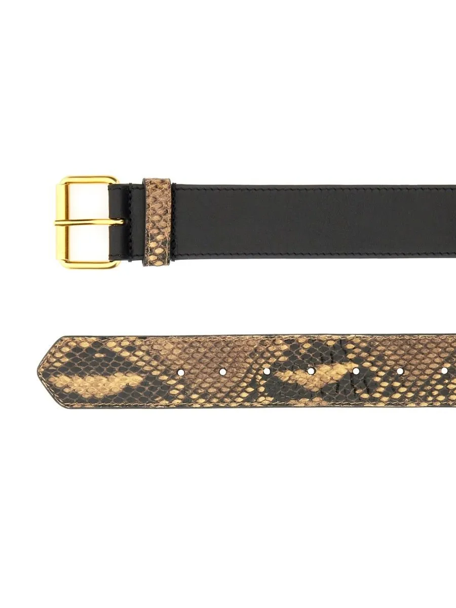 Embossed Buckled Belt