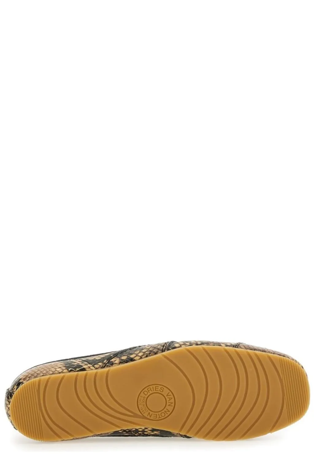 Embossed Lace-Up Sneakers