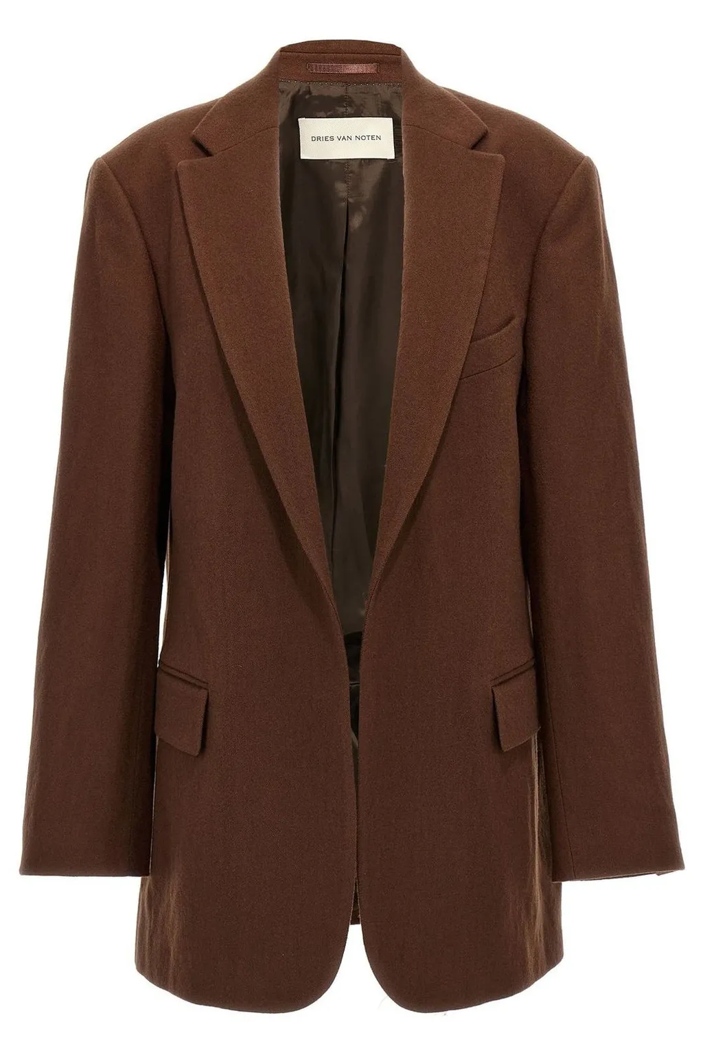Long Sleeved Open-Front Blazer