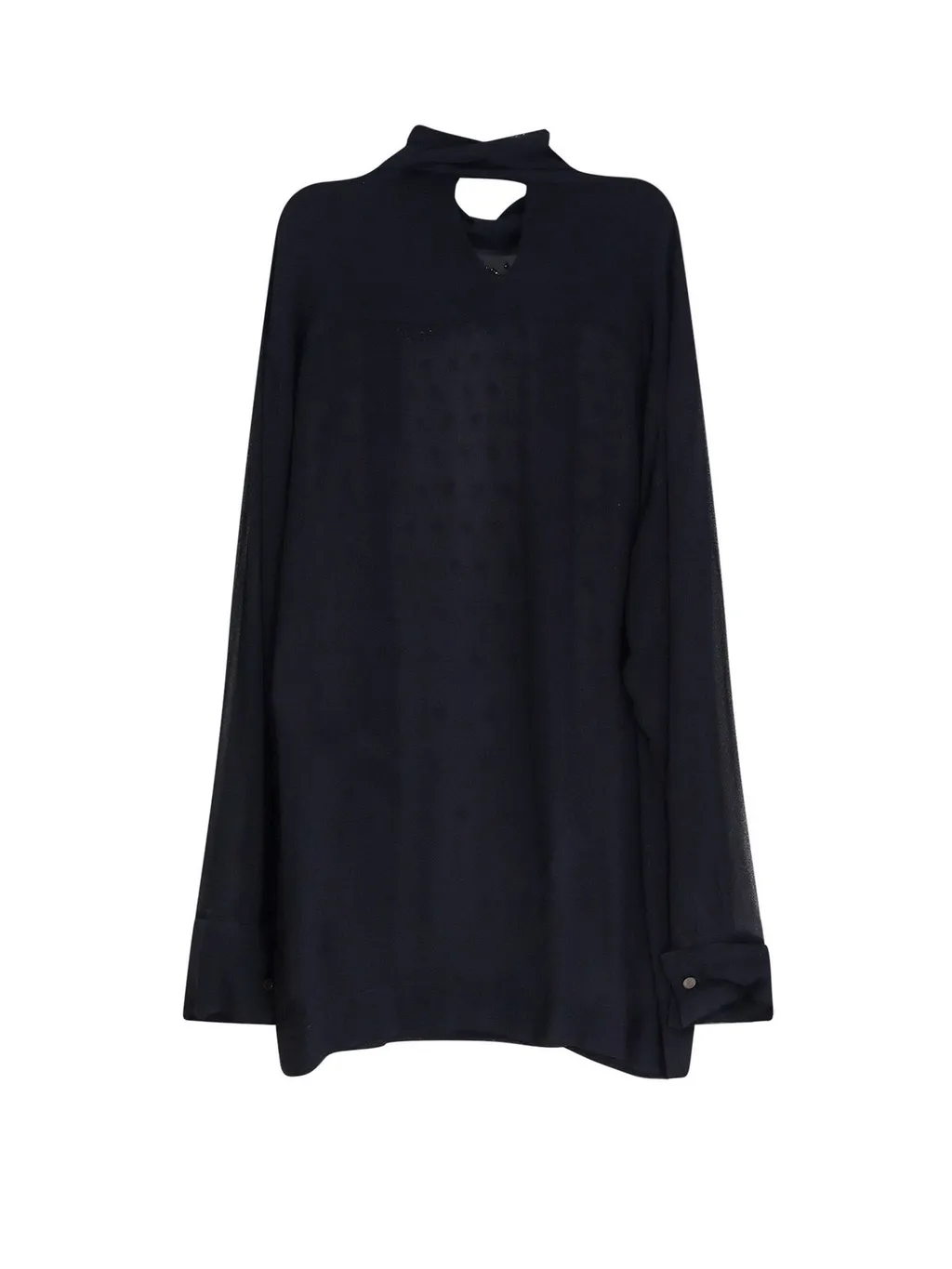 High Neck Embellished Blouse