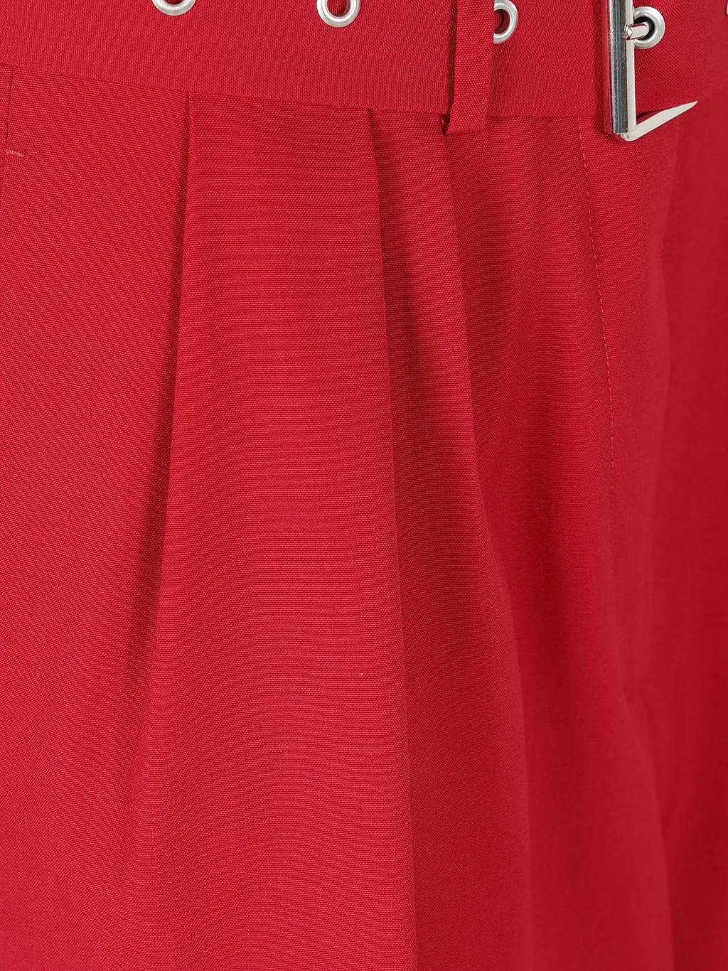 Pleated Straight-Leg Trousers