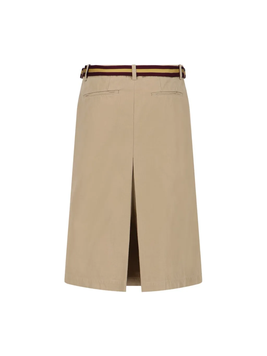 Front Slit A-Line Skirt