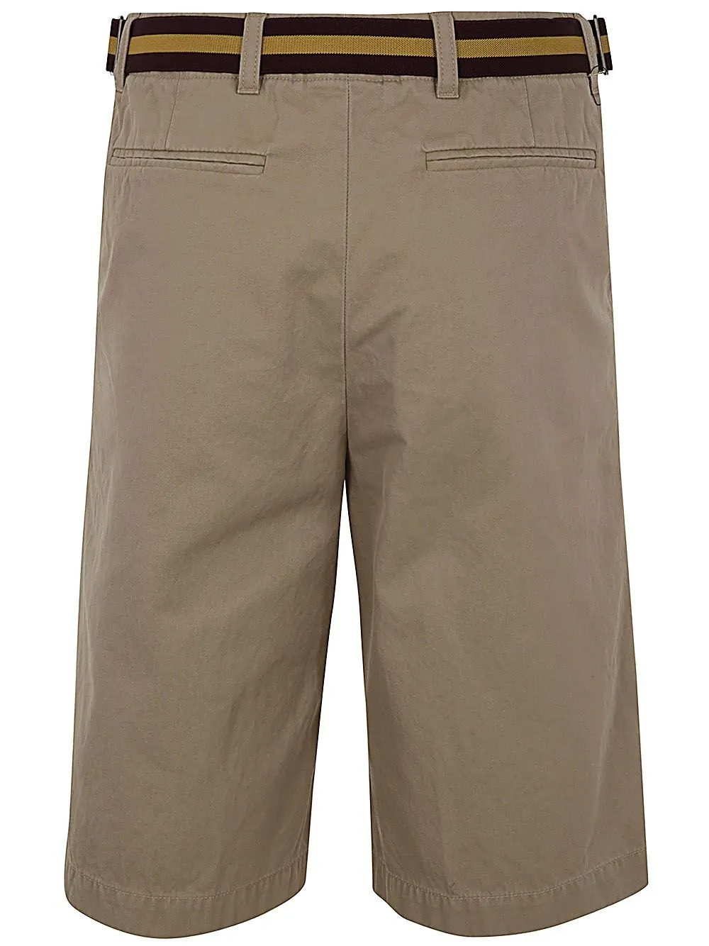 Knee-Length Belted Shorts
