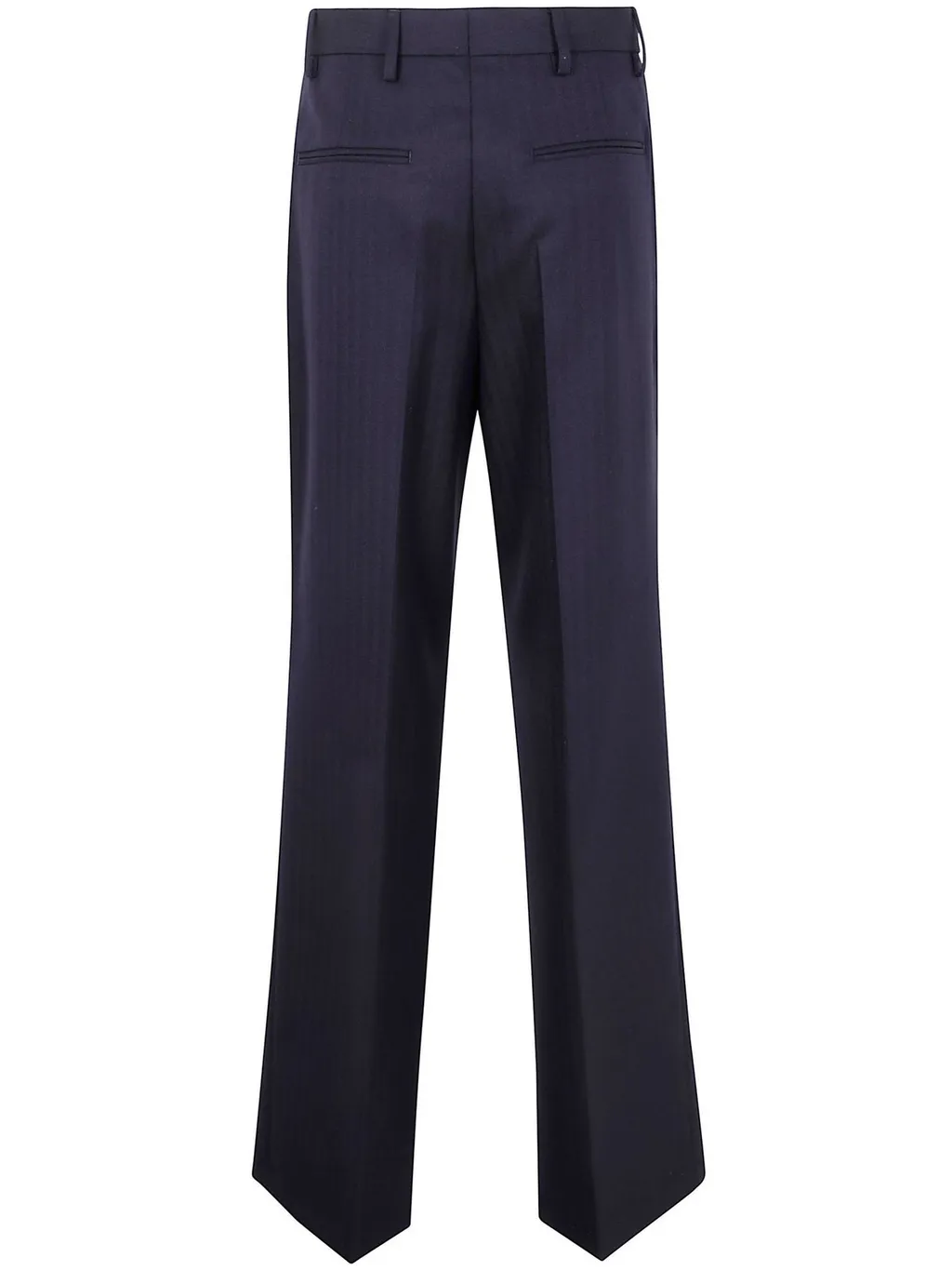 Pleated Straight-Leg Pants