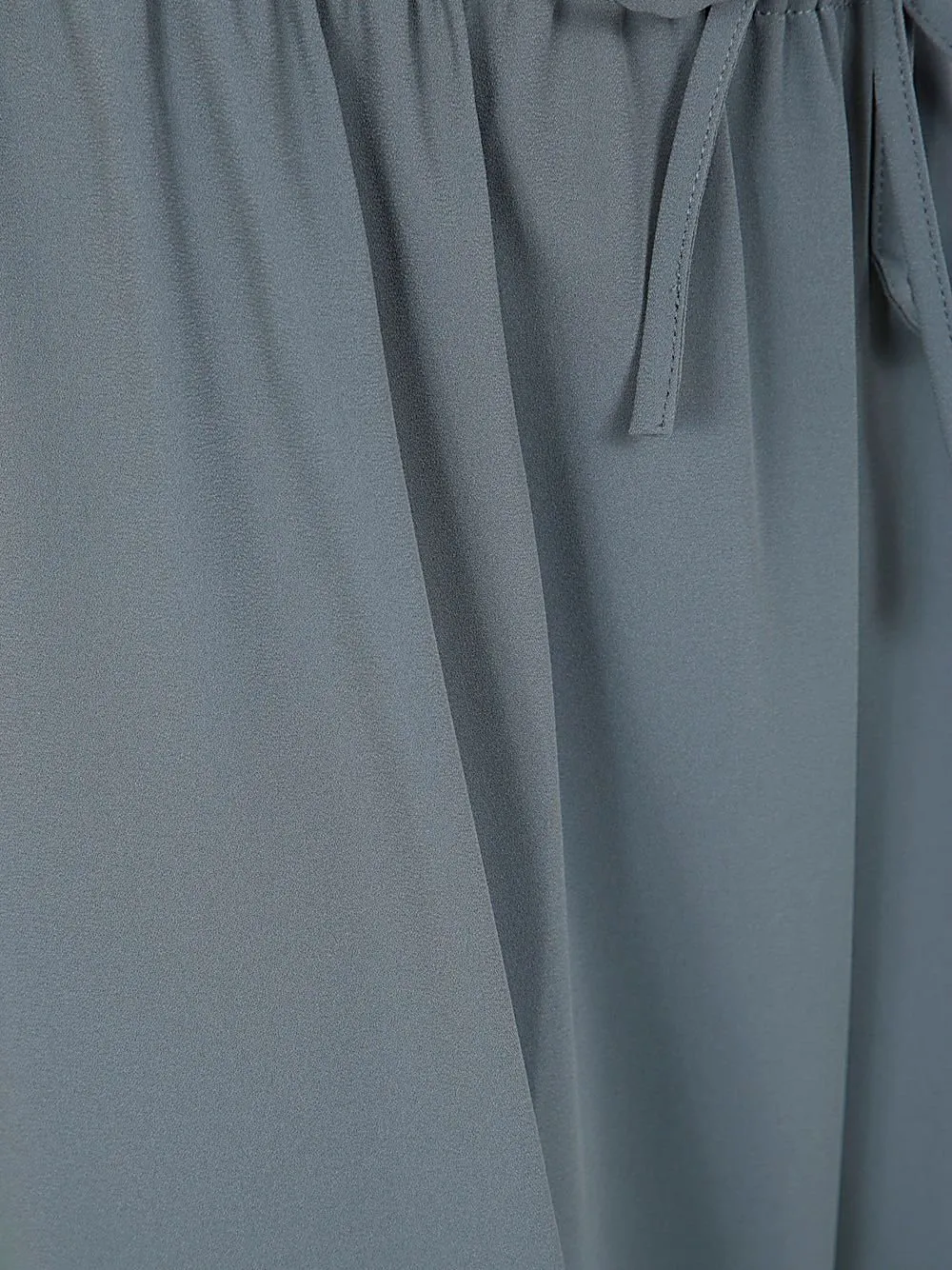 Drawstring Straight-Leg Trousers
