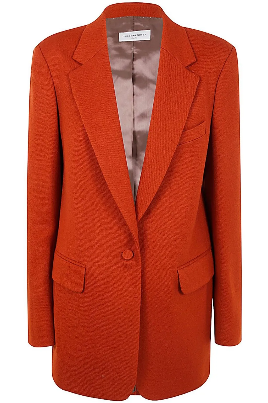 Single-Breasted Long-Sleeved Jacket