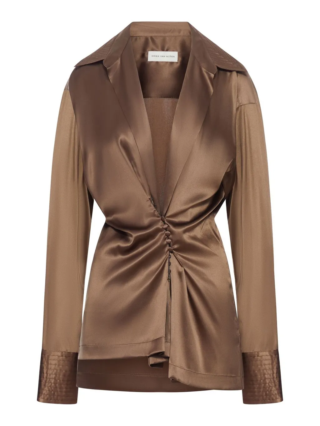 Long-Sleeved V-Neck Shirt