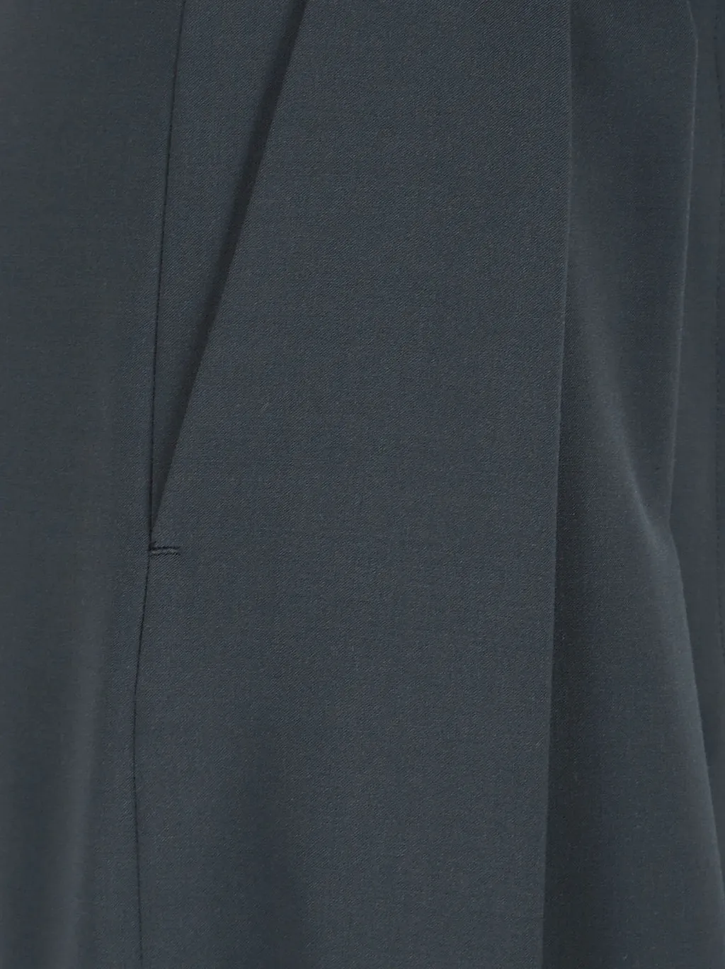 Pleat Wide-Leg Pants