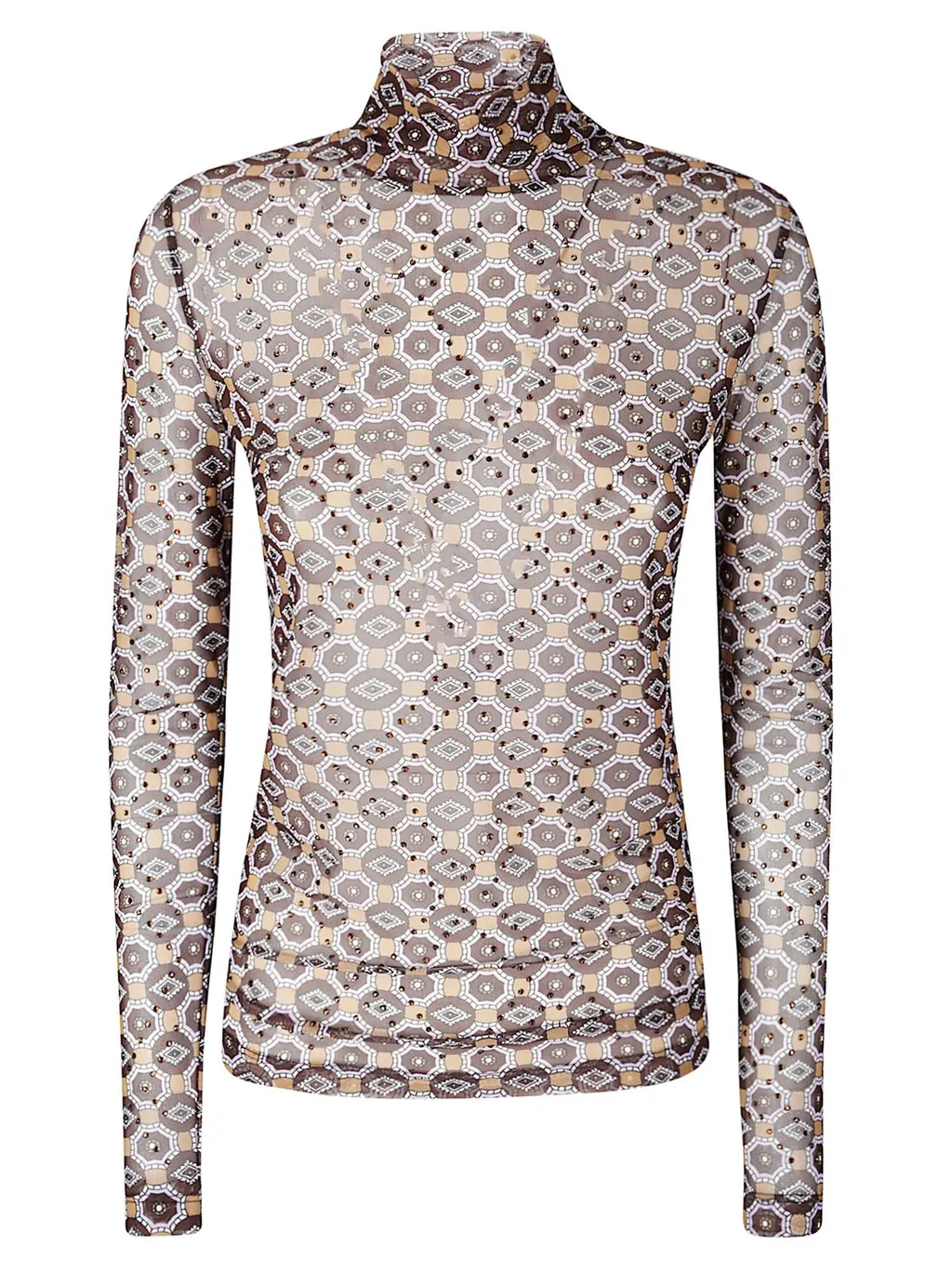 Long-Sleeved Turtleneck T-Shirt