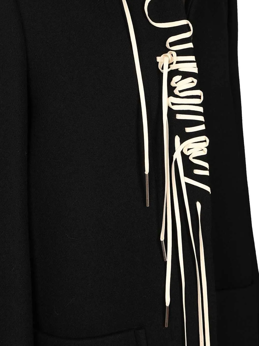 Embellished Straight Hem Coat