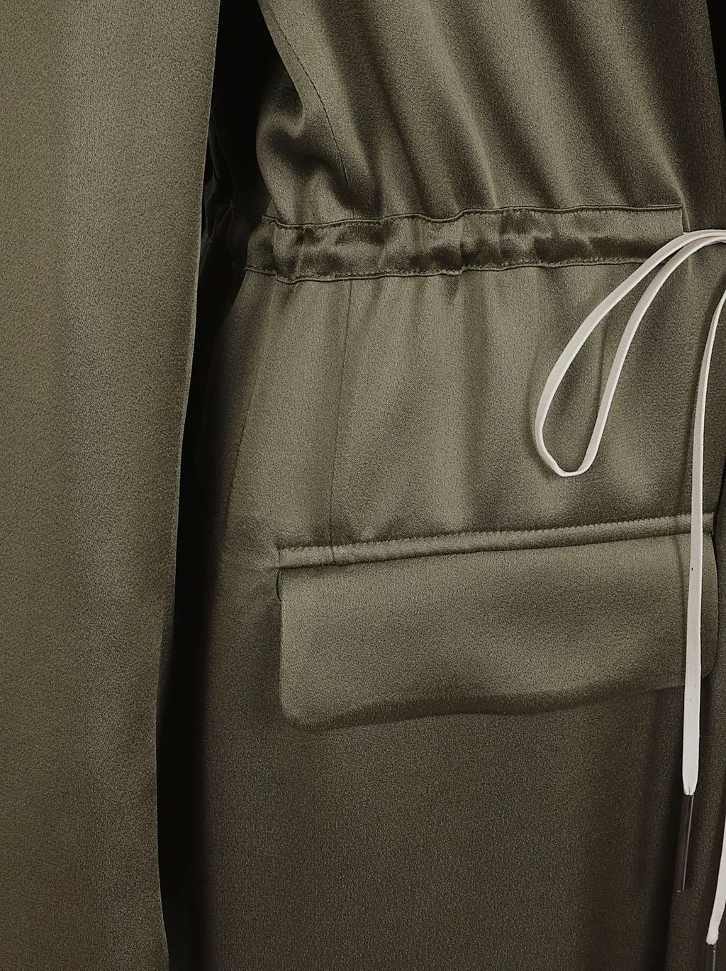 Tie-Waisted Long Coat