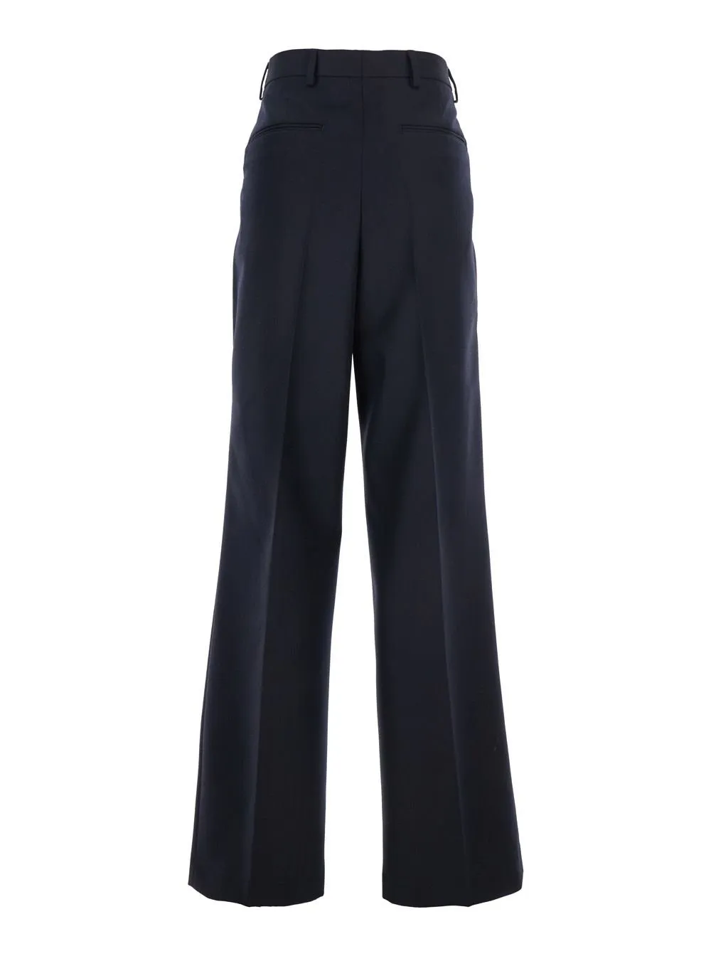 Pleated Straight Leg Trousers