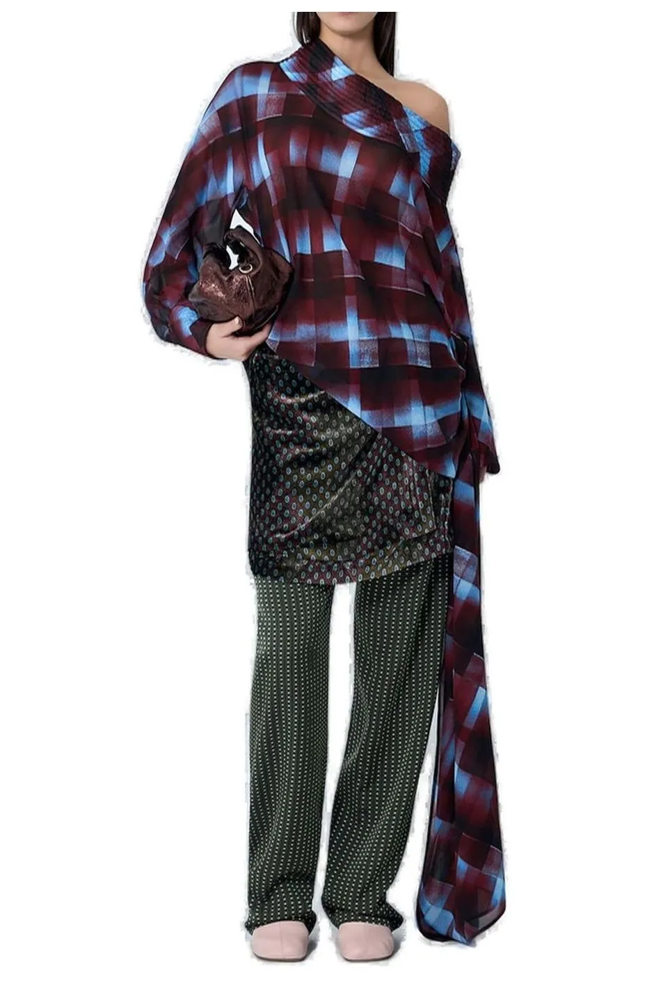 Asymmetric Long Sleeved Shirt