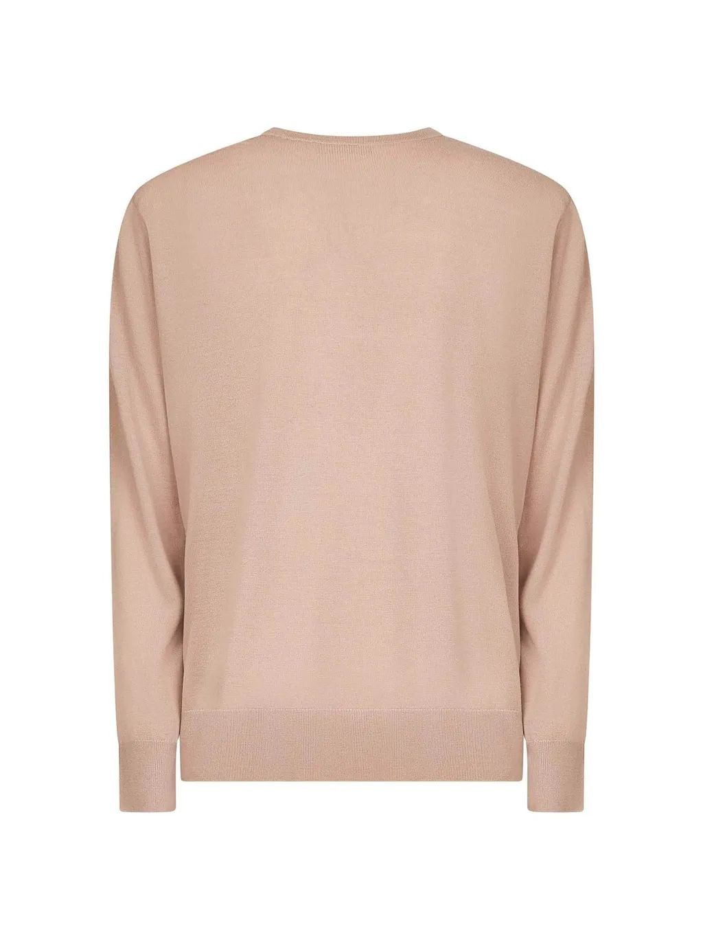 Long-Sleeved V-Neck Jumper