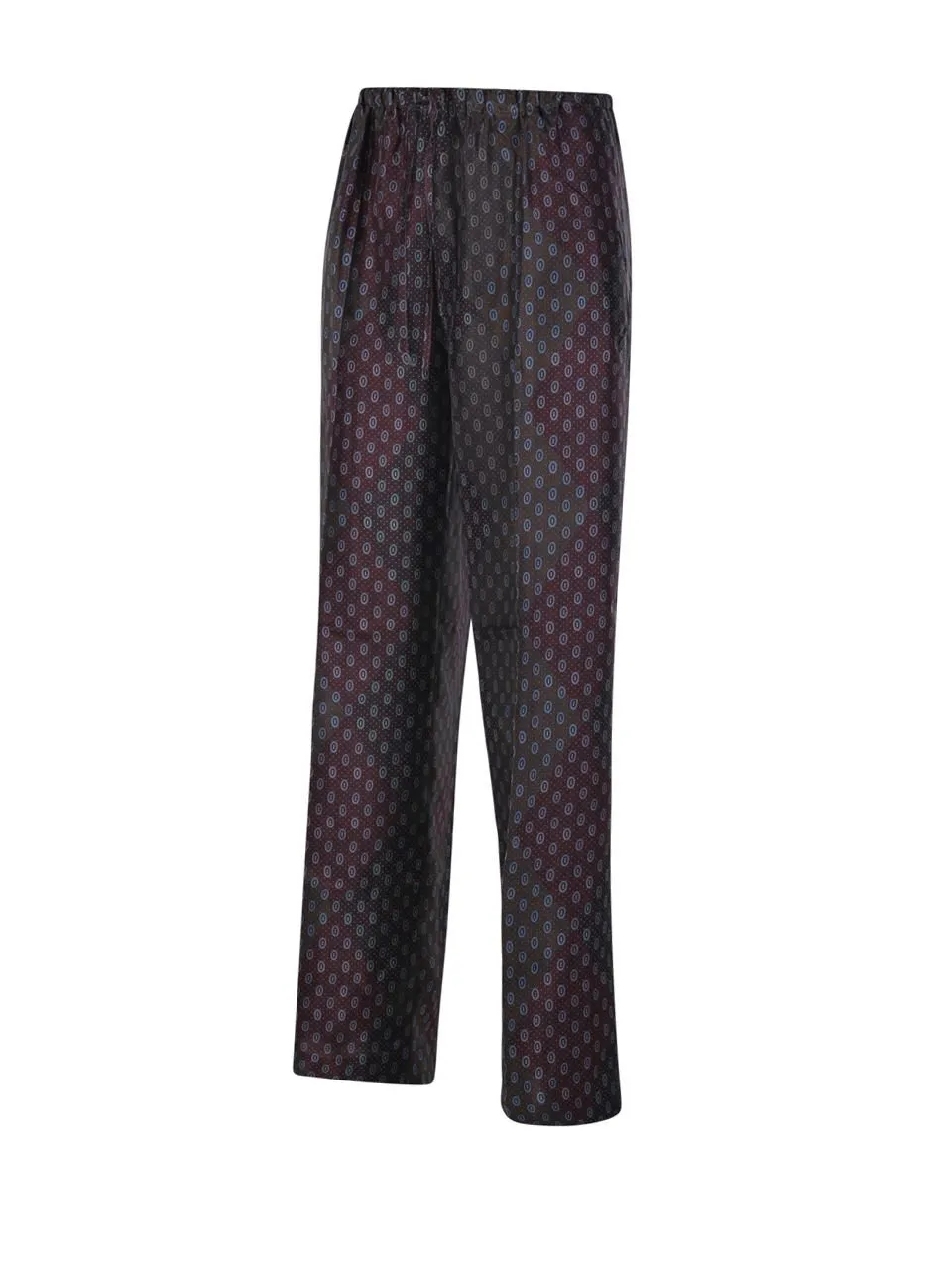Straight-Leg Satin Trousers