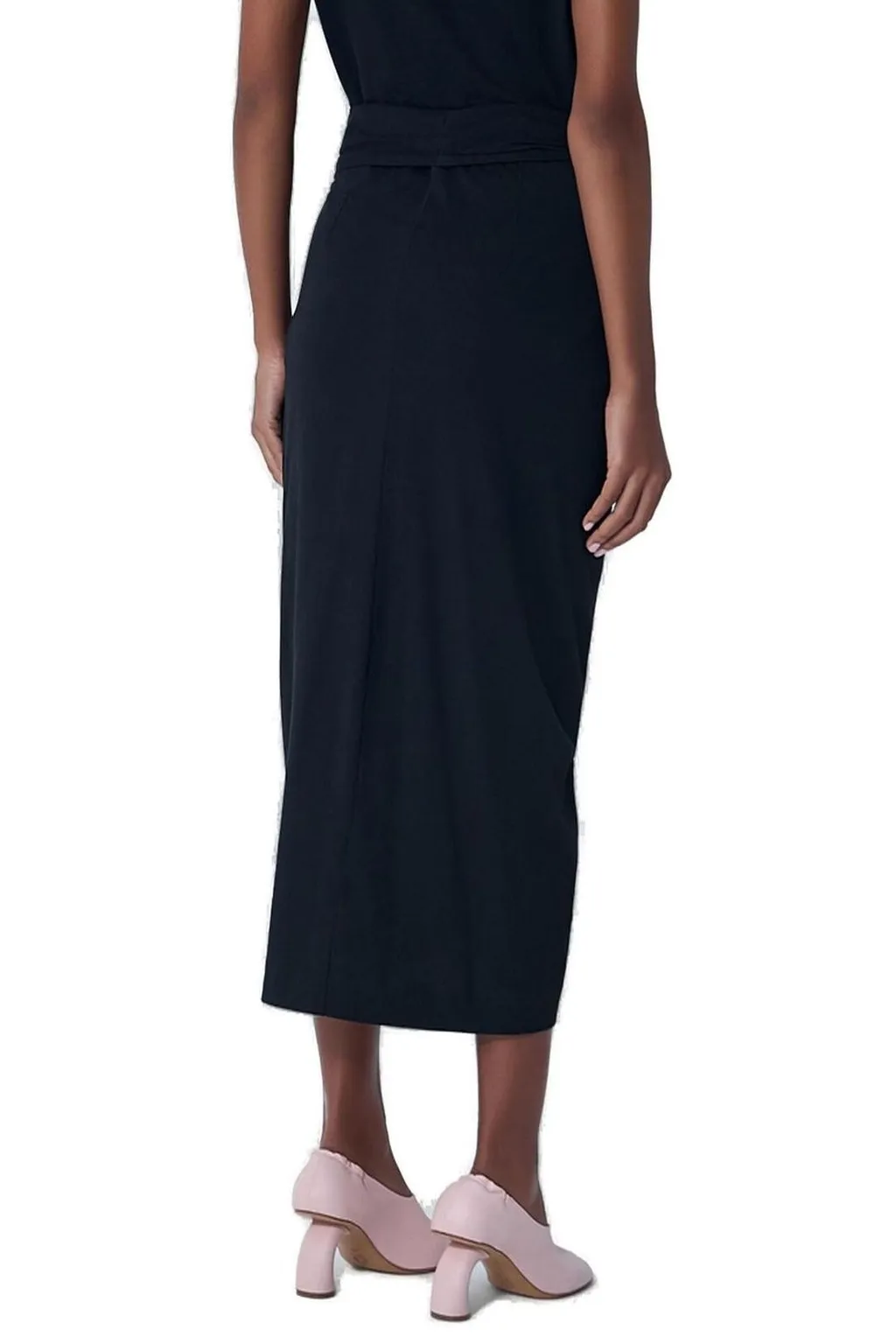 Knotted Jersey Skirt