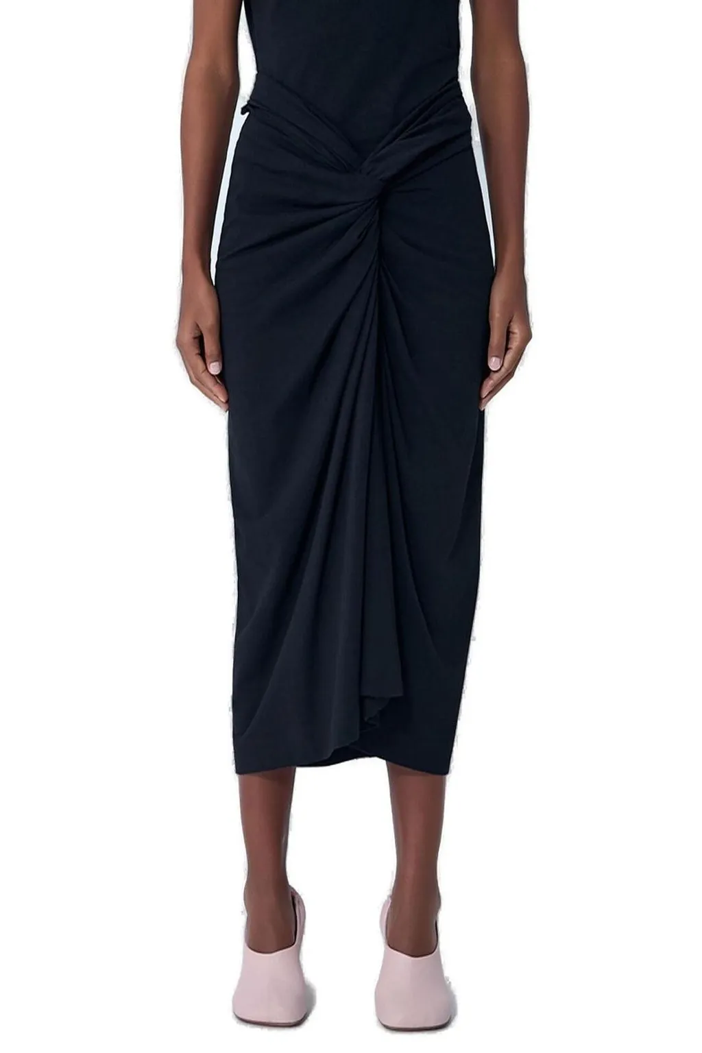 Knotted Jersey Skirt