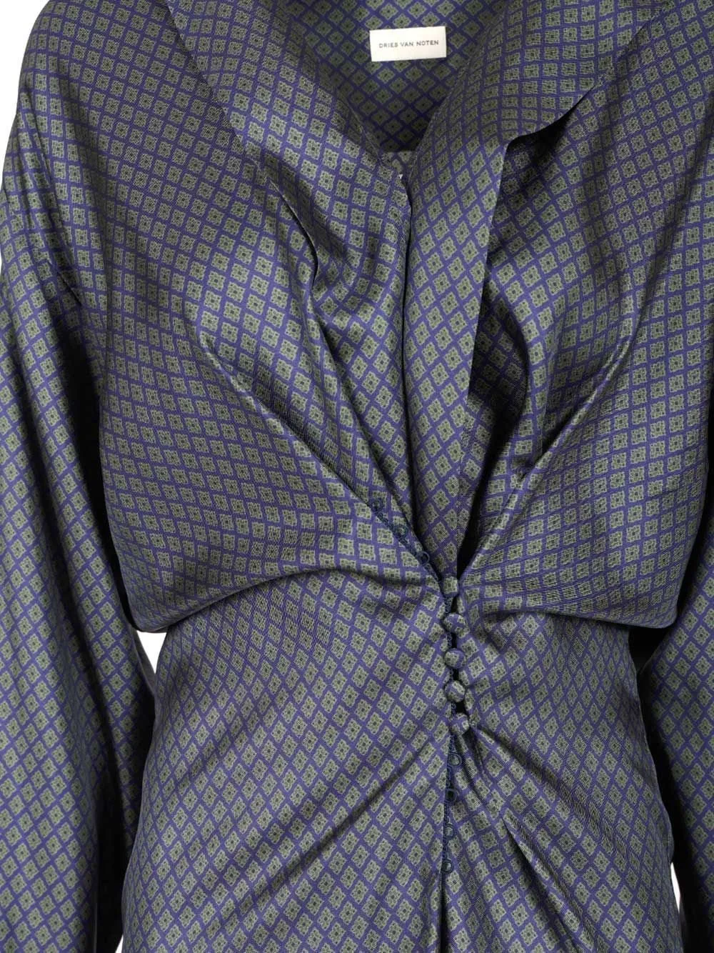 Wrap Detailed Twill Shirt