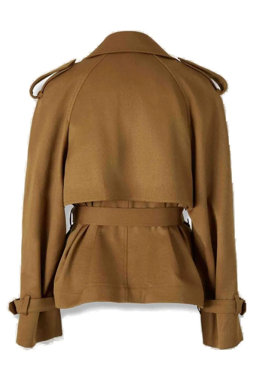 Belted Short Ristos Trench Jacket