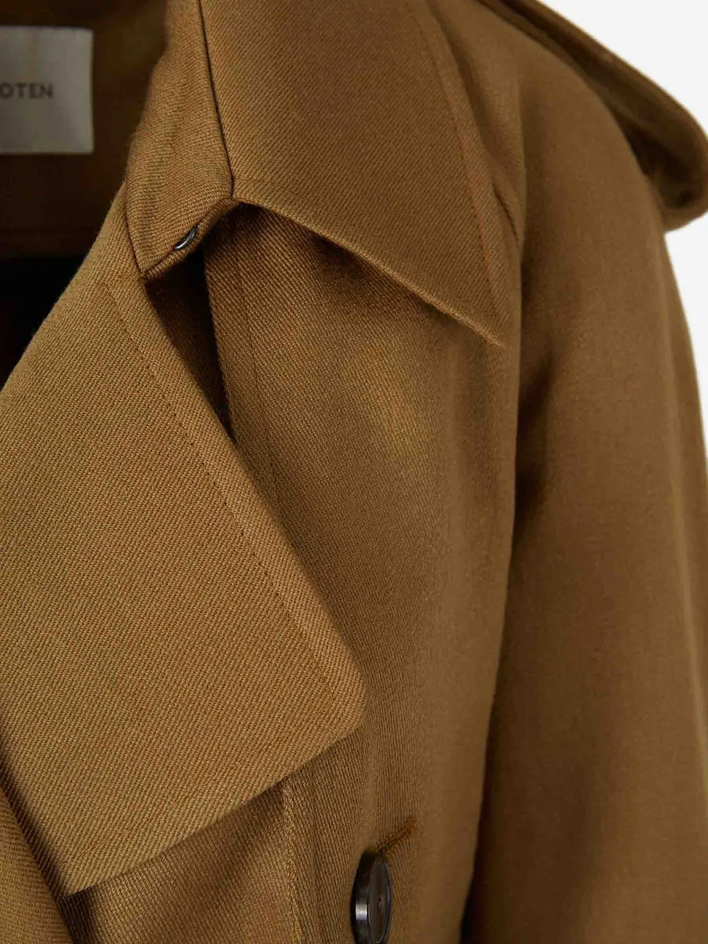 Belted Short Ristos Trench Jacket