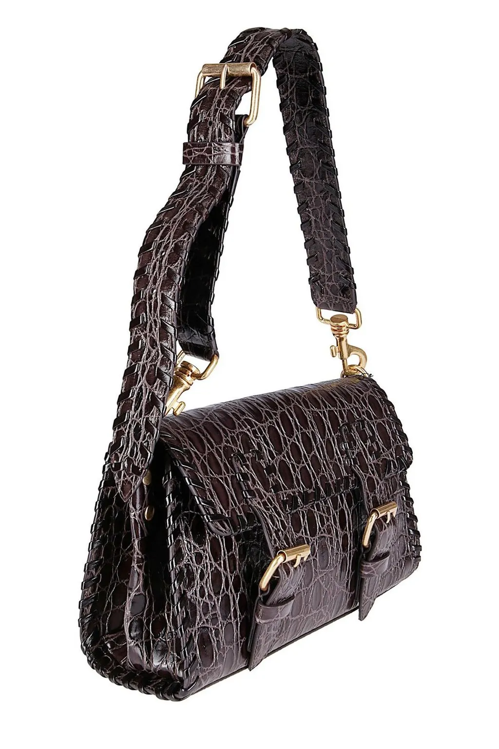 Embossed Shoulder Bag