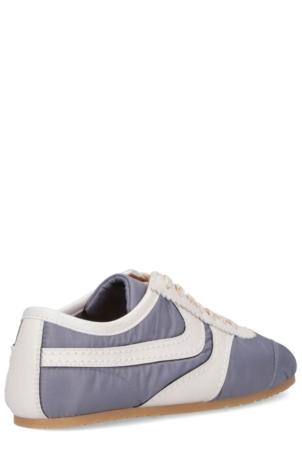 Panelled Lace-Up Sneakers