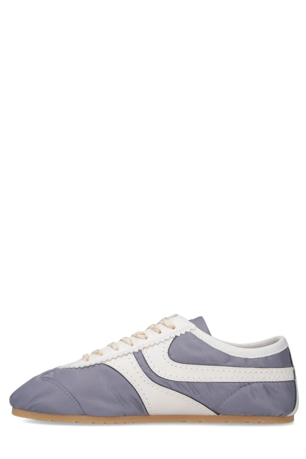 Panelled Lace-Up Sneakers