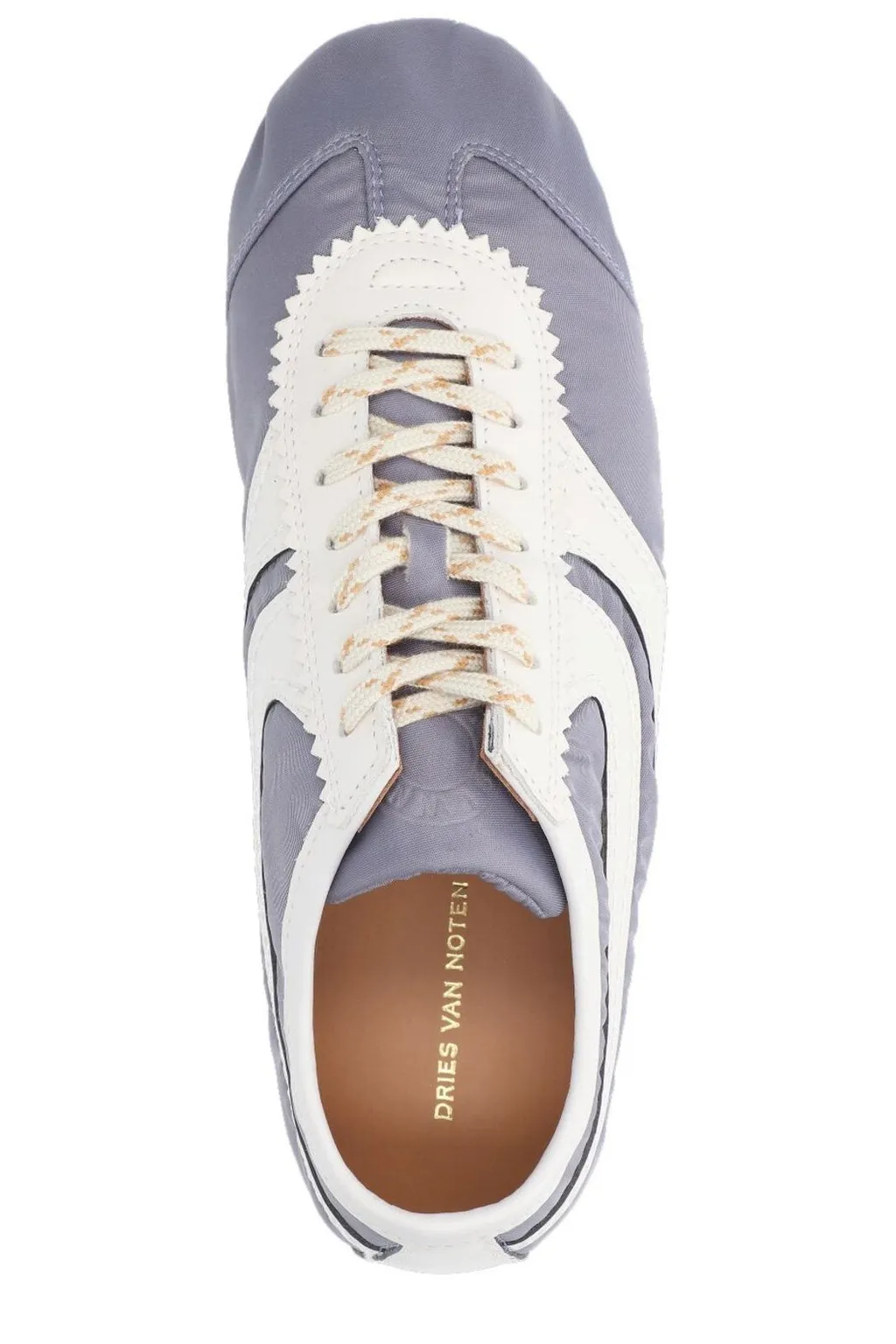 Panelled Lace-Up Sneakers
