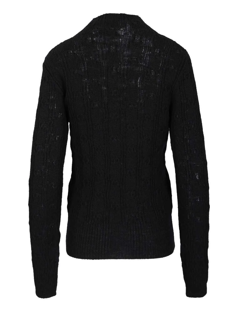Mock Neck Knitted Jumper