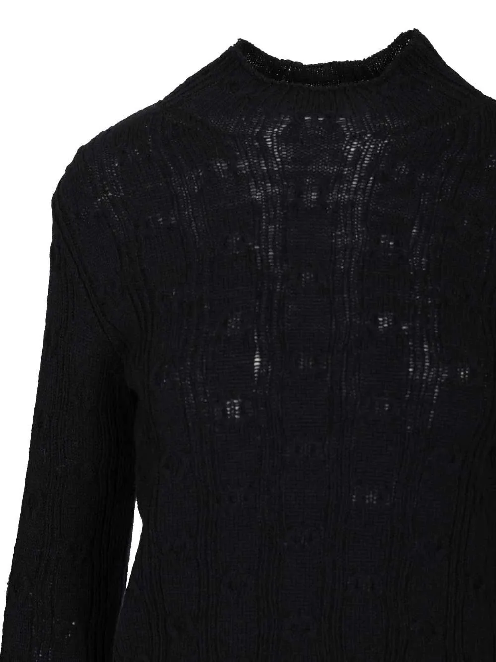 Mock Neck Knitted Jumper