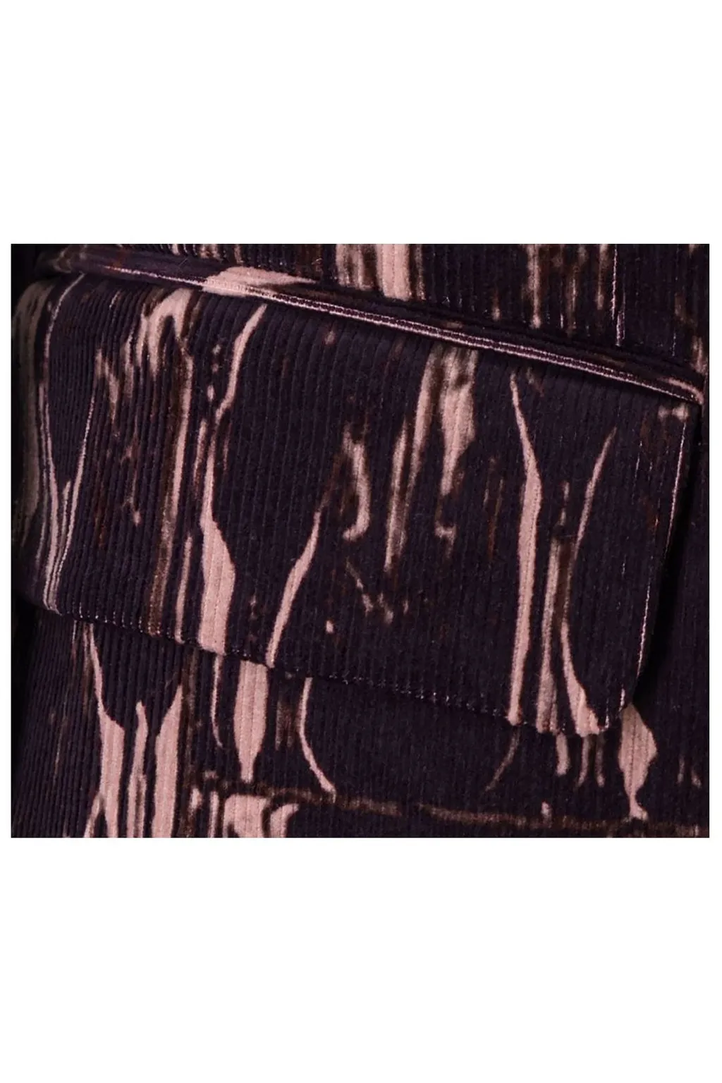 Tile Printed Double-Breasted Blazer