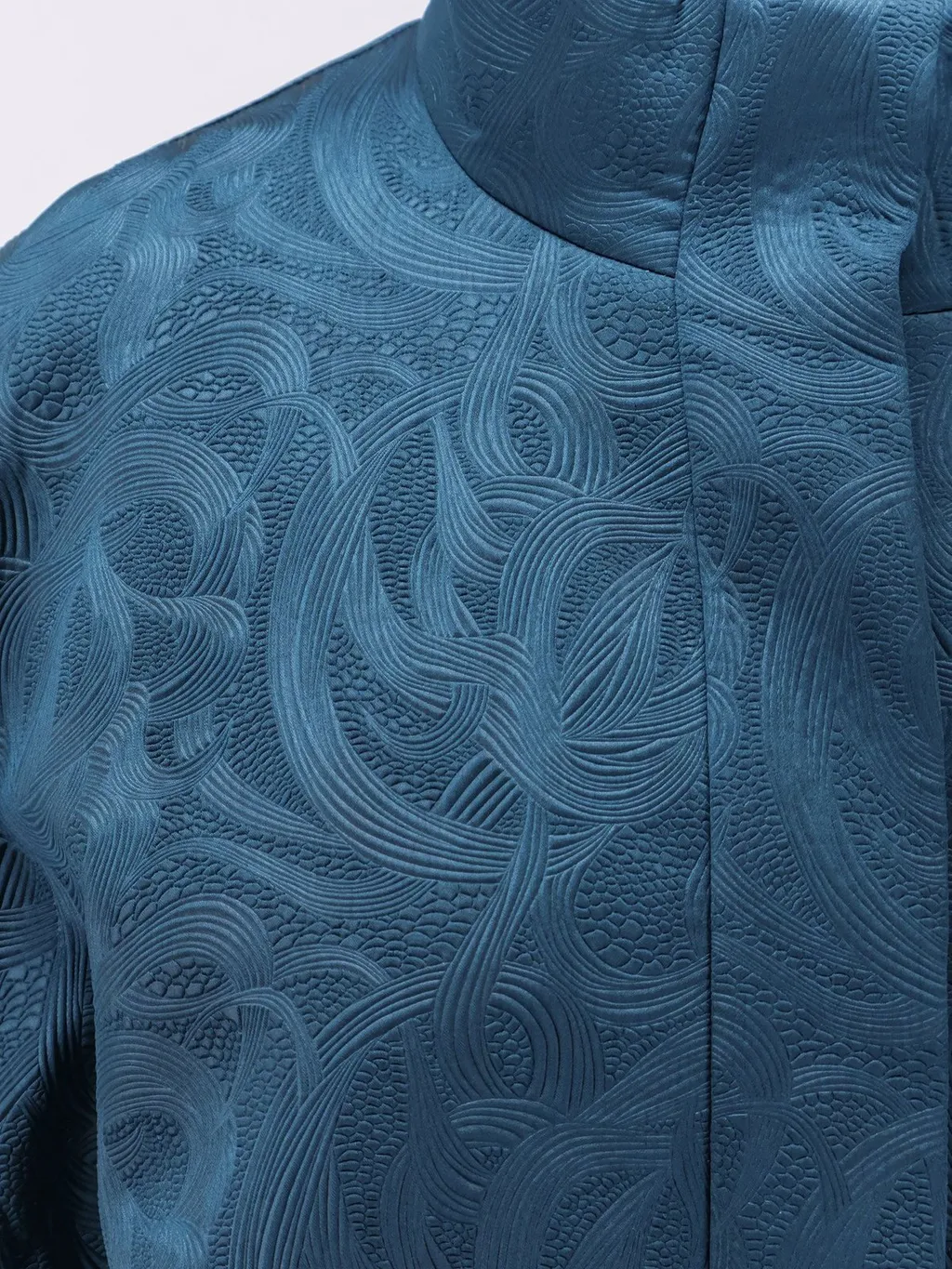 Damask Effect Jacquard Jacket