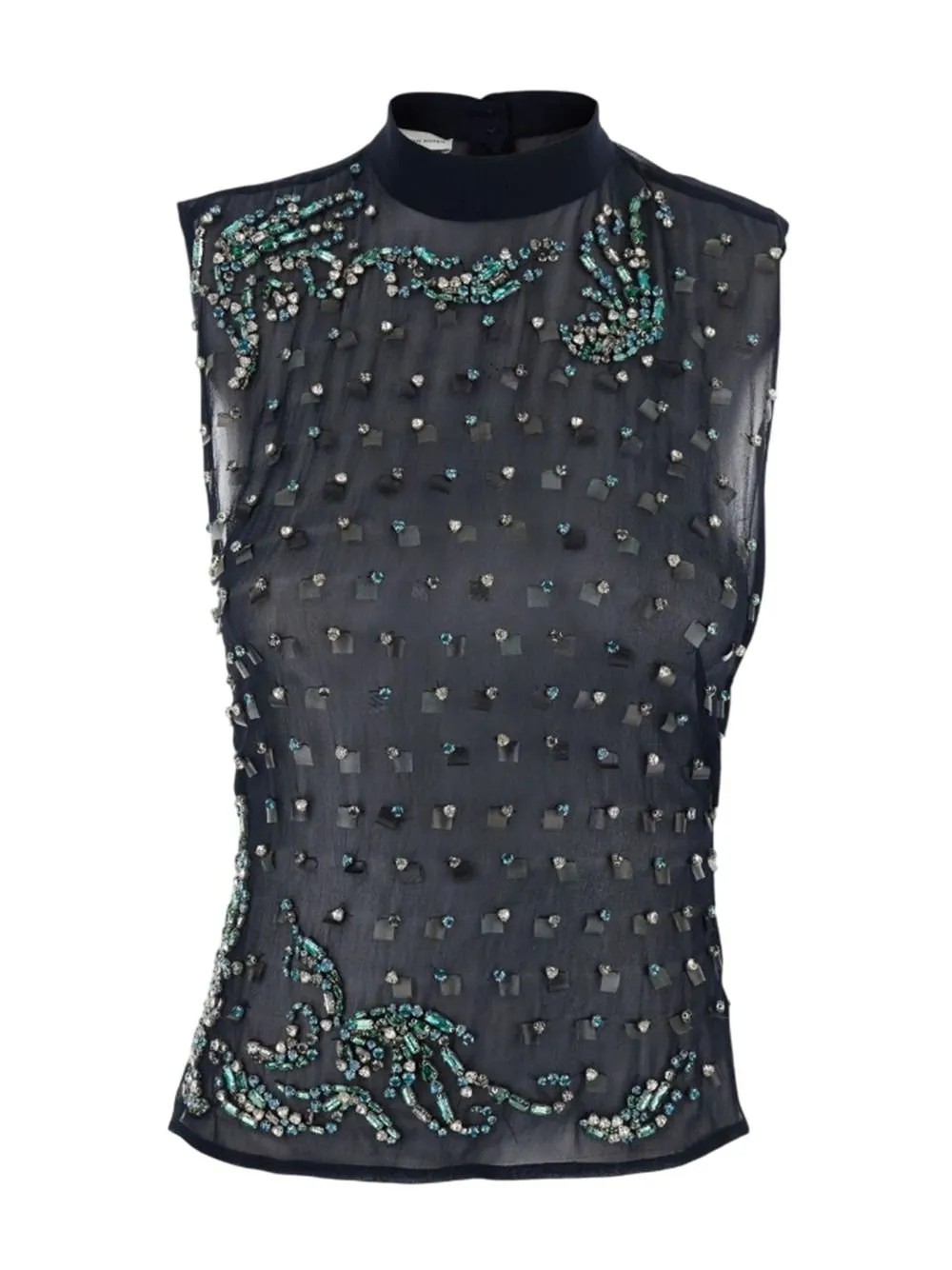 Embellished Sleeveless Top